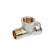 The tee "CTM", 1/2 ", internal/internal/outer thread, nickel -plated brass