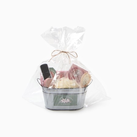 Gift set "Lilies" with a towel (5 items)-8