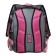 Frame backpack 39 x 29 x 17 cm, Across 410, filling: bag, pencil case, gray/pink ACR22-410-11