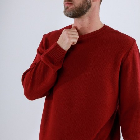 Male jumper SL, 46, burgundy-2