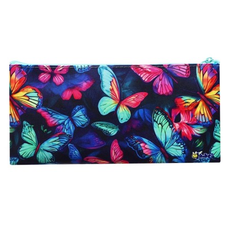 Penal soft, 1 department, 120 x 220 mm, flat, PMP 17-20 "Neon butterflies" 71655-2