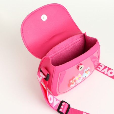 Baby bag on the valve, raspberry color-2