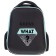 Frame backpack 38 x 29 x 16 cm, Hatber Ergonomic Light, What? Black/turquoise nrk_85001