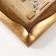 Polystone photo frame 13x18 cm "wave" gold 19.8x3x24.4 cm