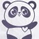 Terry "Ethel" Panda, 70x130 cm, 100% cotton, 420g/m2
