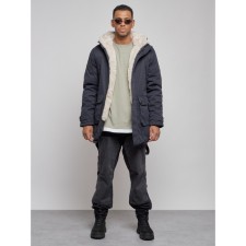Winter male park, size 56, dark blue color