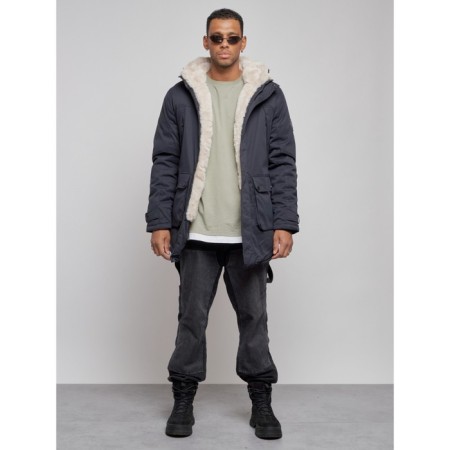 Winter male park, size 56, dark blue color