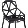 Plastic stool One PC-015 Metal/plastic, black 55x56x80 cm