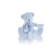 Gulliver soft toy Bear with a bow, blue color, 22 cm