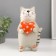 Souvenir Ceramics "Ginger Cat with a heart in the asterisk" 12.2x11.2x20 cm