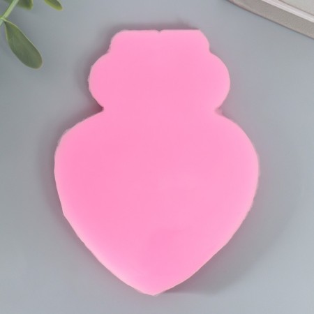 Mold Silicon "Heart with pieces of puzzle" 2 items-2