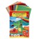 Color paper A5, 10 sheets, 10 colors "crocodile", offset 65 g/m2, magical (gold+silver), bilateral, in the folder