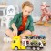 Auto -VOBIS GIVITO "My City", with cars, with light and sound, yellow color, 45 cm