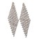 Earrings hanging silver color