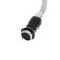 Comer for the kitchen "Everest" B58-071F, two-wound, high spout, on a nut, chrome/black