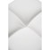 Har lobe metal stool/eco -leather, white/white 35x35x65 cm