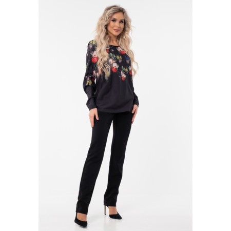 Female blouse, size 46, black color-19