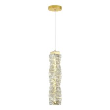 STL LUCE Sus. SL6010.203.15. Espira. 1x15 W, LED, 3000K, 180 LM, 12x12x46 cm, golden color