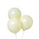 Latex ball 12 "Makarun", set 5 pcs., Yellow color