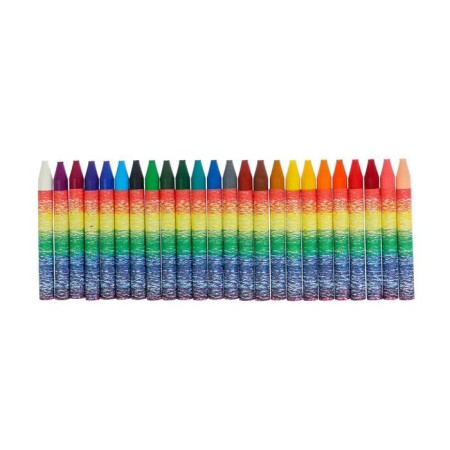 Locks wax 24 colors "Fantasy", Round, mix-7