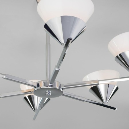 Ceiling chandelier with Plane Rylee, 60W, E27, 73x73x40 cm-1