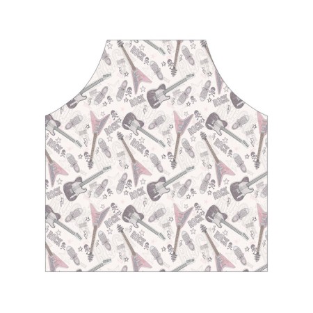 Apron kitchen with a photo print "Rock madness", adjustable, size OS-2