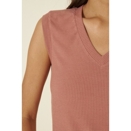 Female T -shirt Eliseeva Olesya, size 48, brown color-2