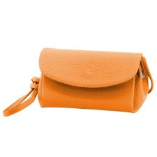 Bag women, genuine leather, black 20x12x10 cm