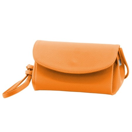 Bag women, genuine leather, black 20x12x10 cm