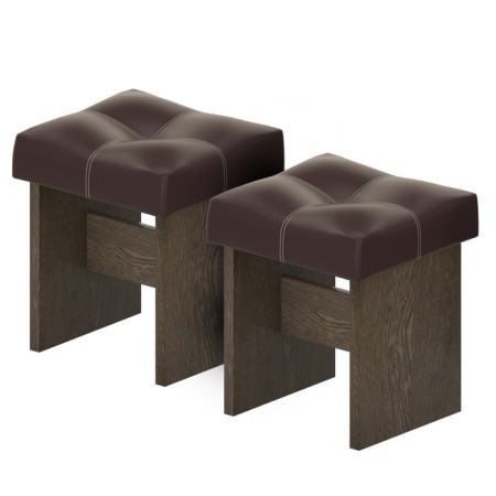 Banquet set, 2 pcs, color Venge Tsavo / Brown