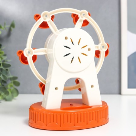 Casket Musical Mechanical Light "Ferris Wheel - Tiger" 10.5x13.5x19 cm-3