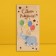 An envelope for money with a wooden element "Happy Birthday!" Elephant, 16x8 cm