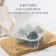 Makeup sponge, set - 4 pcs, increase when getting wet, green color