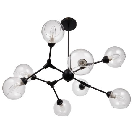 Causteen 99801/8 8x40W E14, Black/Transparent 89x89x62 cm-4