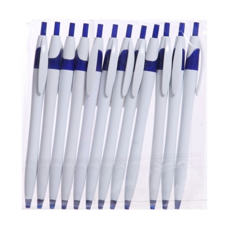 Automatic ballpoint handle, 0.5 mm, blue rod, white case-3