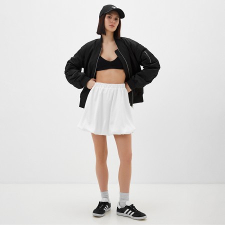 Ballon Skirt Women Mini Mist, p. L, milk-6
