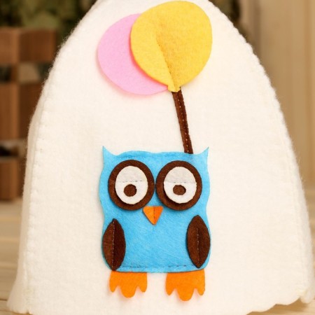 Bath cap with children's applique "George" Voilok-3