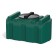 Rectangular capacity, series R, 100 l, green color