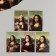 Cardboard "Modern Lisa" set 10 pcs (5 types) 4x6 cm