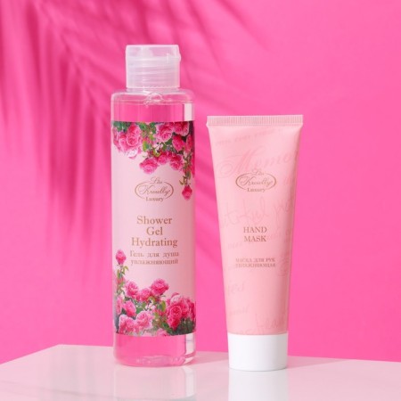 Gift set of Liss Kroully: hand mask, 75 ml + shower gel, 260 ml-1