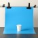 Photophone for subject shooting "Blue" PVC, 50 x 70 cm