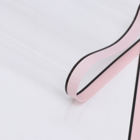 Film for decor and floristry, pink, universal, without drawing, sheet 1pcs, 58 x 58 cm-1