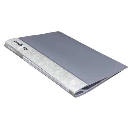 Folder with 30 A4, 600 μm inserts, calligrata, 15 mm, gray-4