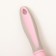 Pucoproding Plastic soft with rounded teeth, medium, 9.5 x 16.5 cm, pink