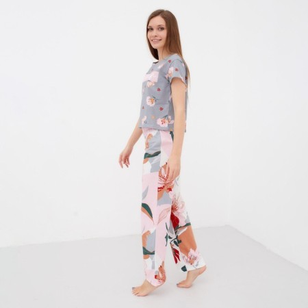 T -shirt female reproach. KAFTAN "Flowers" p. 44-46-3