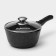A set of kitchen utensils “Marble No. 3”, 6 objects, a lid, a removable handle, anti -stick coating, color dark marble