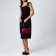 Female bag on magnet, color fuchsia