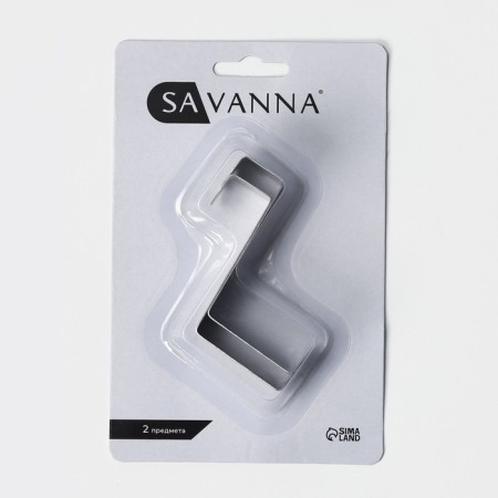 A set of overturned metal hooks Savanna "Minimalism", 2 pcs-4