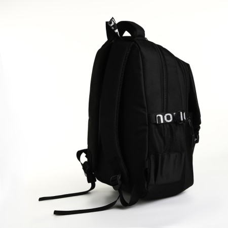 Youth backpack from lightning textiles, 5 pockets, black color-3