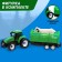 Tractor inertial "Farmer", with a trailer and animal